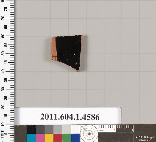 Terracotta fragment of a kylix (drinking cup)