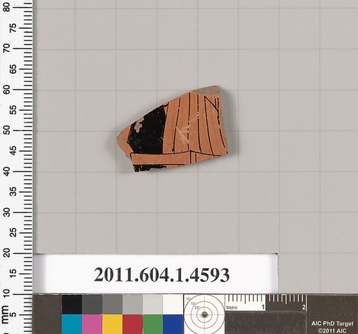 Terracotta fragment of a kylix (drinking cup)