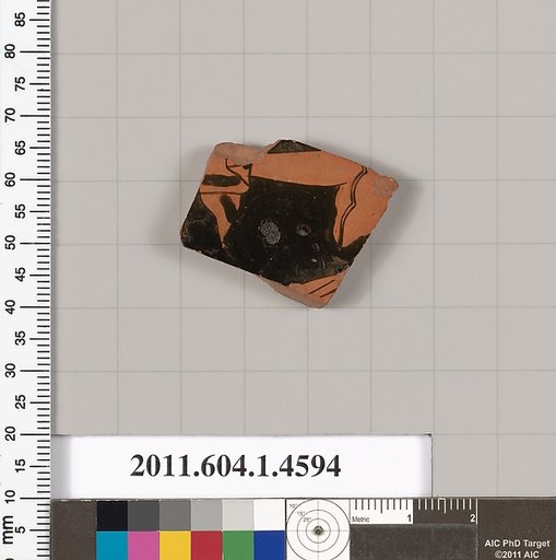 Terracotta fragment of a kylix (drinking cup)