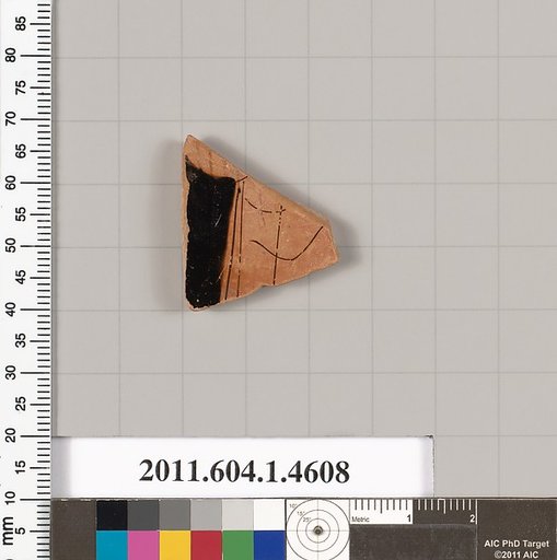 Terracotta fragment of a kylix (drinking cup)