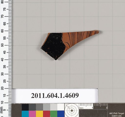Terracotta fragment of a kylix (drinking cup)