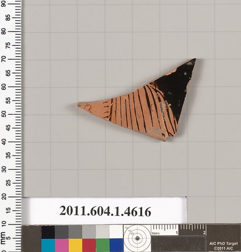 Terracotta fragment of a kylix (drinking cup)