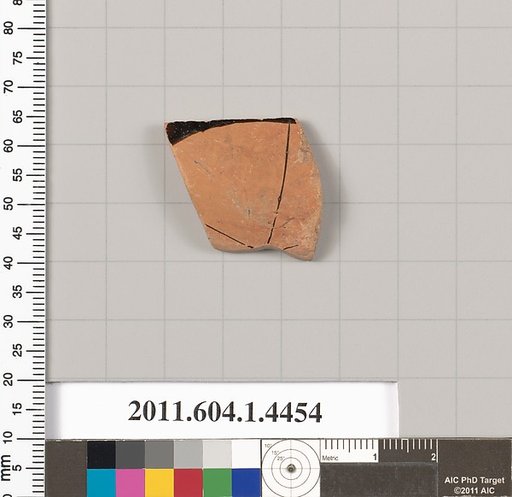 Terracotta fragment of a kylix (drinking cup)