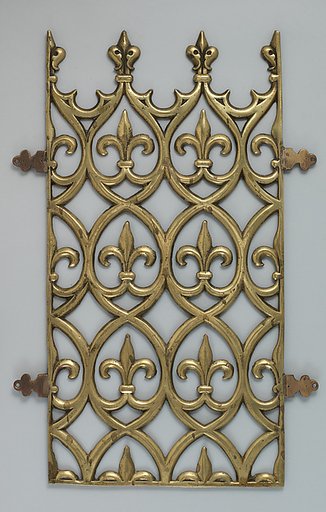 Decorative grill from the Palace of Westminster