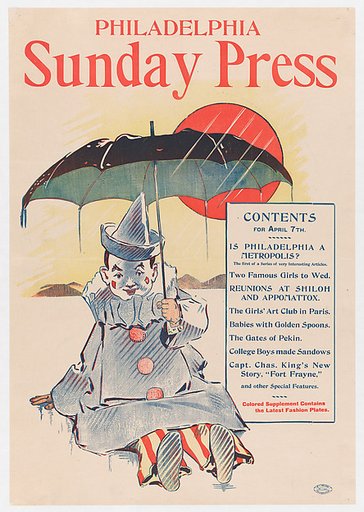 Advertisement for Philadelphia Sunday Press, April 7, 1896