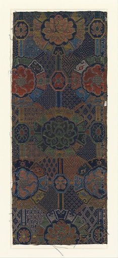 Sutra cover with geometric pattern