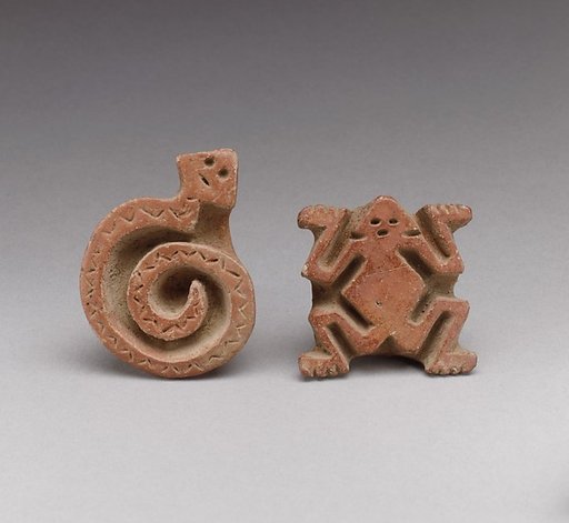 Two Flat Stamps