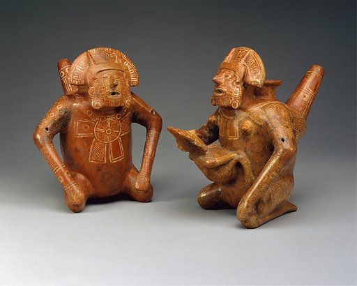 Pair of Figure Vessels