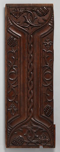 Decorative paneling from the Palace of Westminster