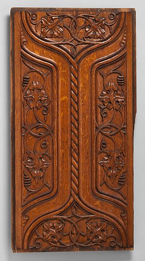 Decorative paneling from the Palace of Westminster