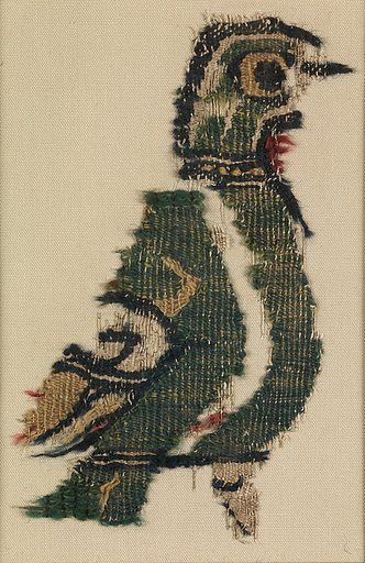 Textile Fragment with Bird