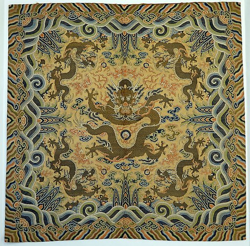Furniture cover with dragons