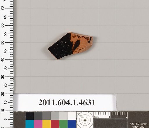 Terracotta fragment of a kylix (drinking cup)