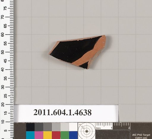 Terracotta fragment of a kylix (drinking cup)