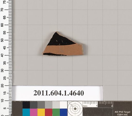 Terracotta fragment of a kylix (drinking cup)
