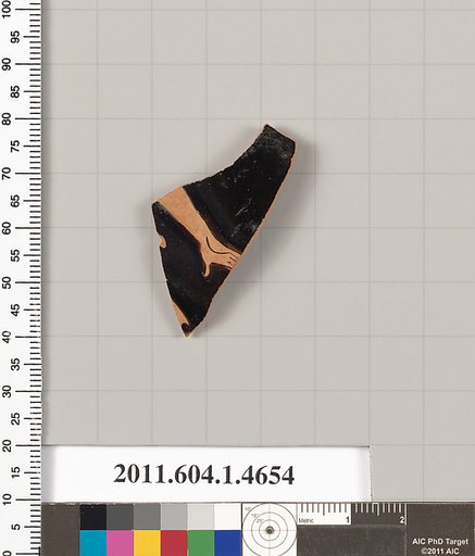 Terracotta fragment of a kylix (drinking cup)