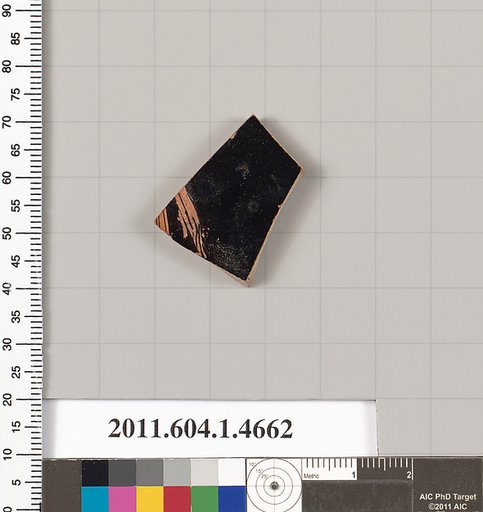 Terracotta fragment of a kylix (drinking cup)