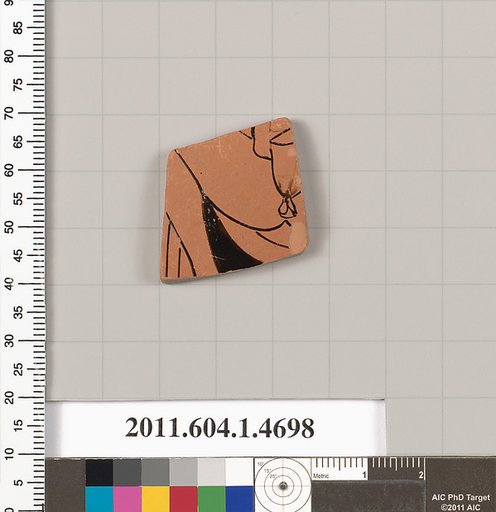 Terracotta fragment of a kylix (drinking cup)