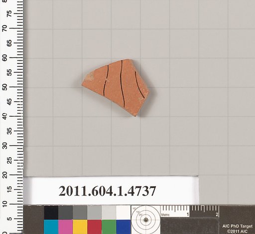 Terracotta fragment of a kylix (drinking cup)