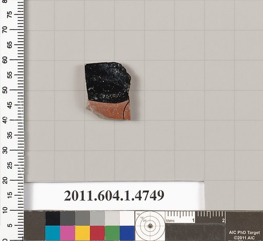 Terracotta fragment of a kylix (drinking cup)