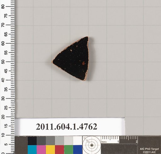 Terracotta fragment of a kylix (drinking cup)