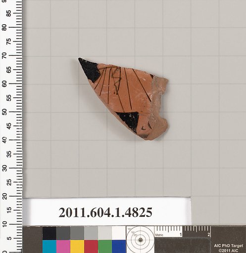 Terracotta fragment of a kylix (drinking cup)