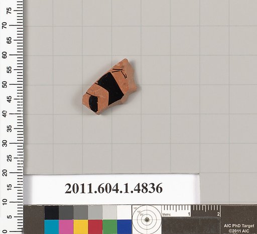 Terracotta fragment of a kylix (drinking cup)