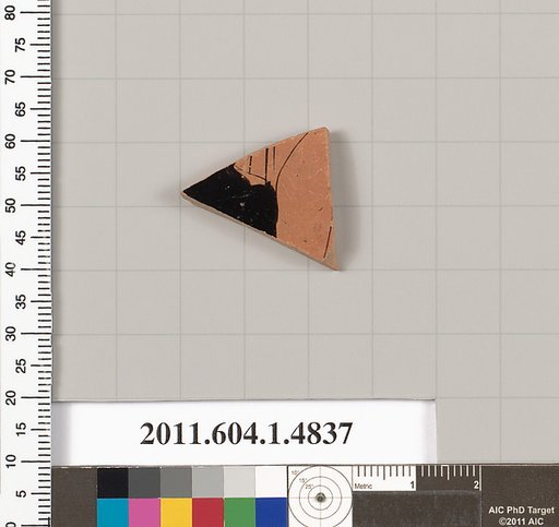 Terracotta fragment of a kylix (drinking cup)