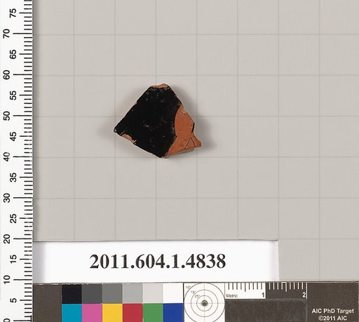 Terracotta fragment of a kylix (drinking cup)