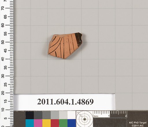 Terracotta fragment of a kylix (drinking cup)