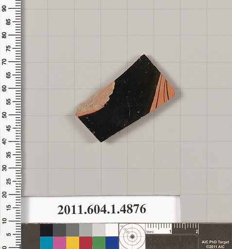 Terracotta fragment of a kylix (drinking cup)