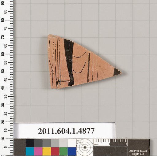 Terracotta fragment of a kylix (drinking cup)