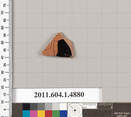 Terracotta fragment of a kylix (drinking cup)