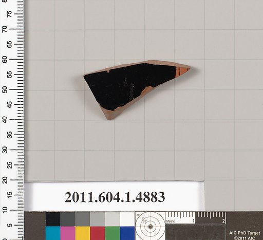 Terracotta fragment of a kylix (drinking cup)