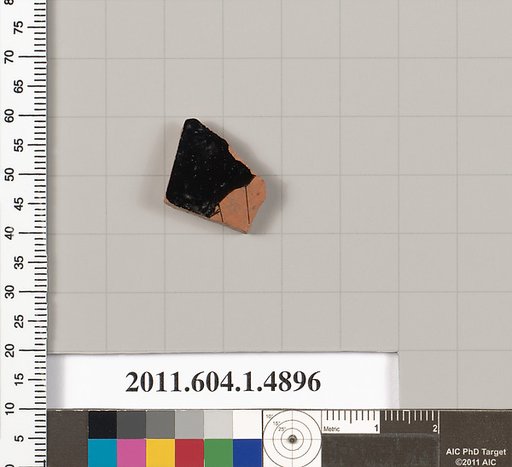 Terracotta fragment of a kylix (drinking cup)