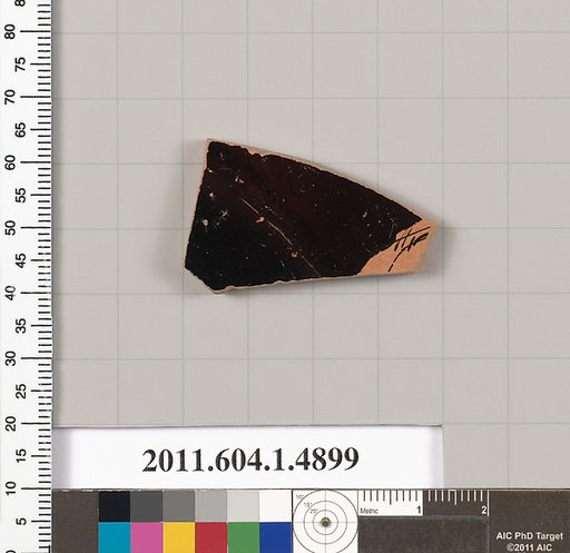 Terracotta fragment of a kylix (drinking cup)