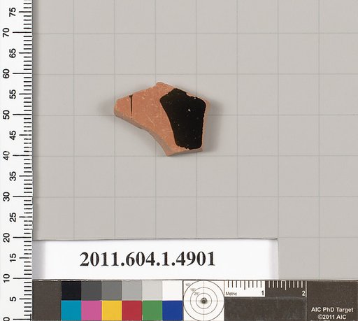 Terracotta fragment of a kylix (drinking cup)