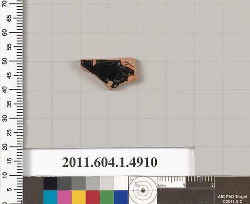 Terracotta fragment of a kylix (drinking cup)