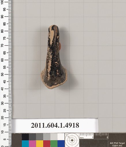 Terracotta fragment of a kylix (drinking cup)