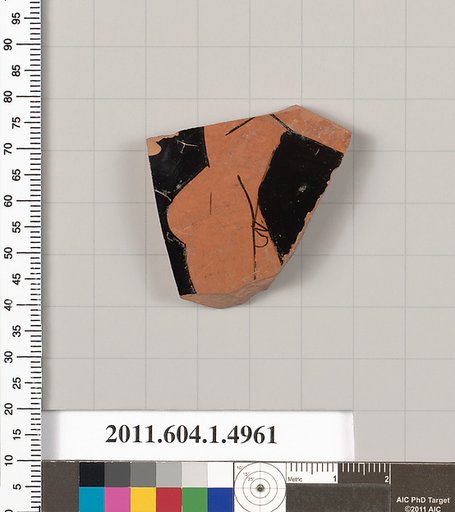 Terracotta fragment of a kylix (drinking cup)