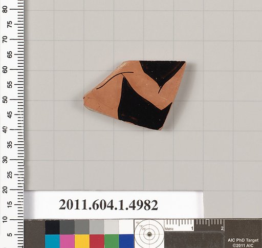 Terracotta fragment of a kylix (drinking cup)