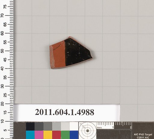 Terracotta fragment of a kylix (drinking cup)