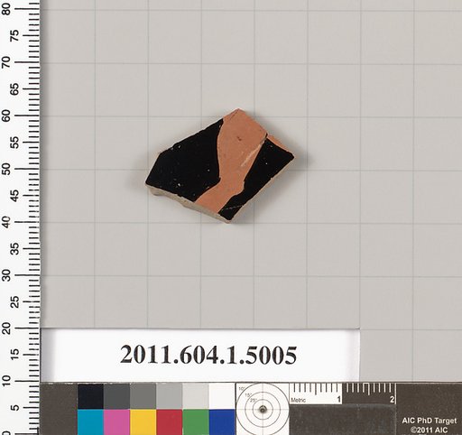 Terracotta fragment of a kylix (drinking cup)