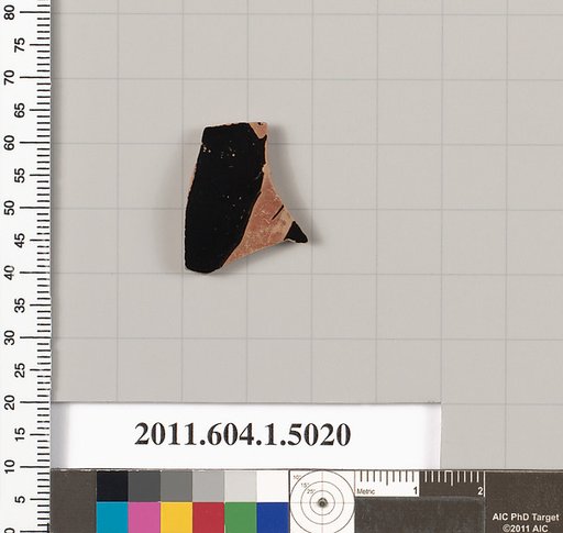 Terracotta fragment of a kylix (drinking cup)