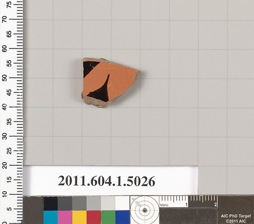 Terracotta fragment of a kylix (drinking cup)