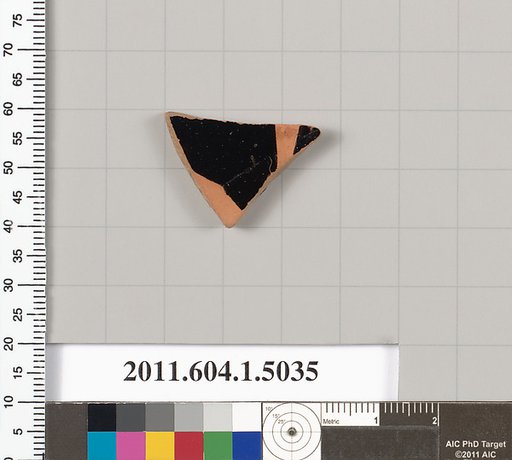 Terracotta fragment of a kylix (drinking cup)