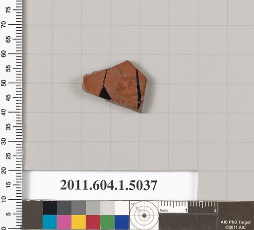 Terracotta fragment of a kylix (drinking cup)