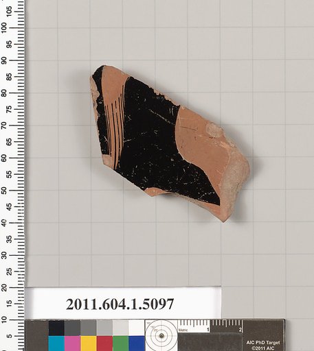 Terracotta fragment of a kylix (drinking cup)