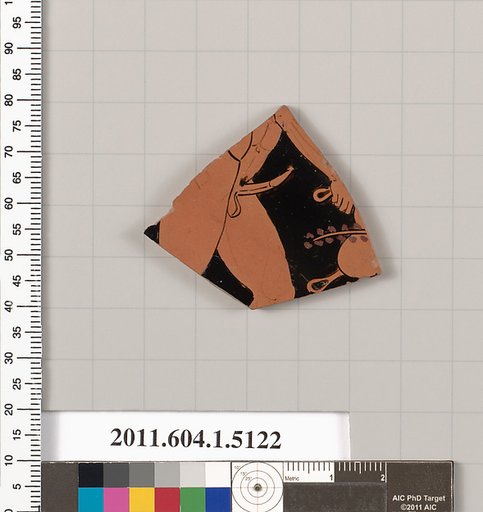 Terracotta fragment of a kylix (drinking cup)