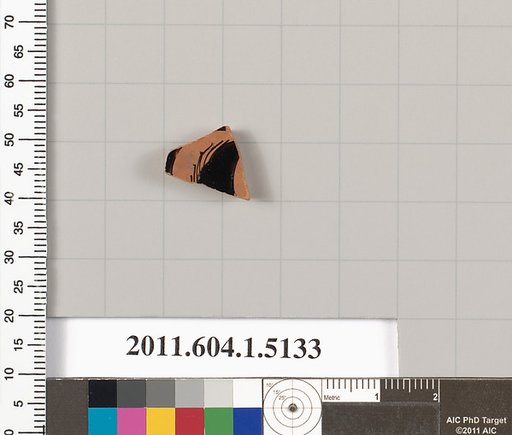 Terracotta fragment of a kylix (drinking cup)